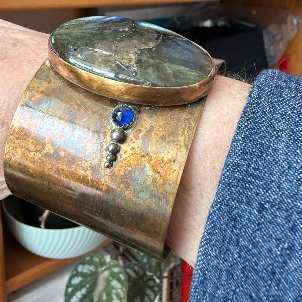 Cuff Bracelet With Labradorite - image 7